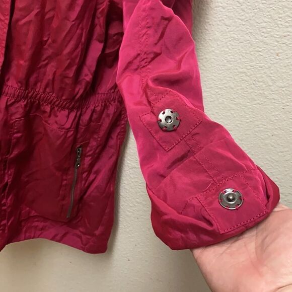 Myanorak Magenta Crinkle Nylon Jacket Small - Picture 4 of 6